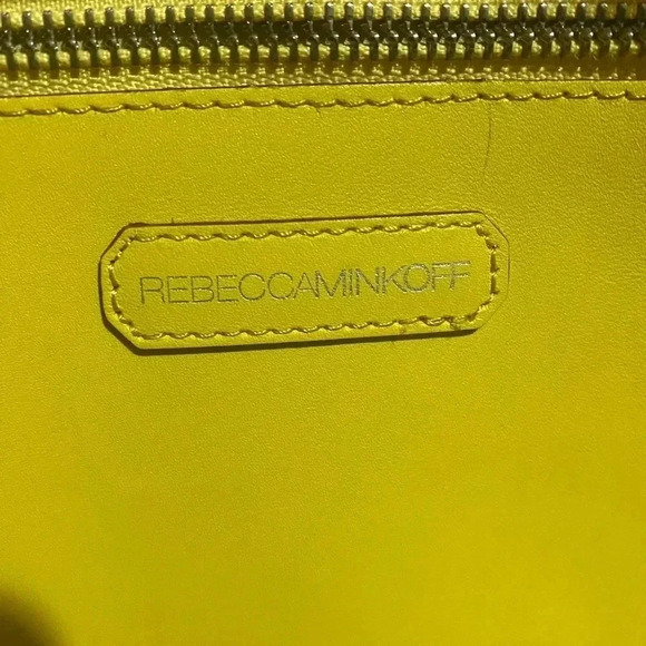 Rebecca Minkoff large yellow tote handbag - Picture 9 of 16